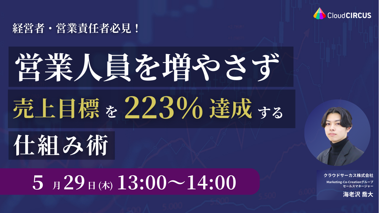 【2/5(水)】失敗しないインサイドセールスの鉄則