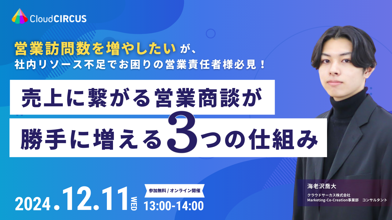 【開催終了】「問合せを増やせ」はもう時代遅れ！？ ラクして営業利益を 生み出すMA活用とは