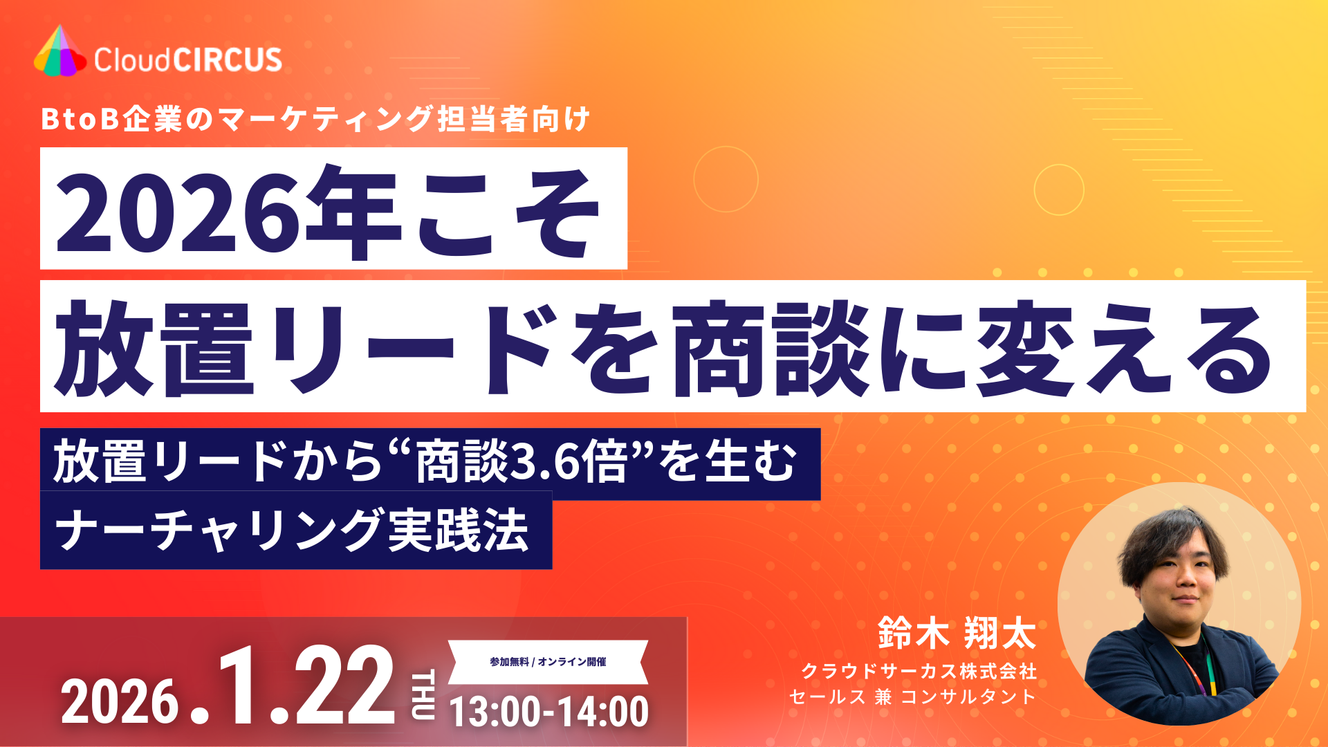 【2/19(水)】「新」顧客獲得戦略  ～受注につながるホワイトペーパーの作り方と顧客開拓モデル～
