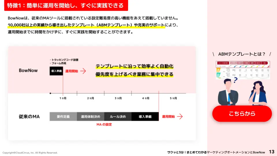 サクッと3分！まとめてわかるマーケティングオートメーションとBowNow