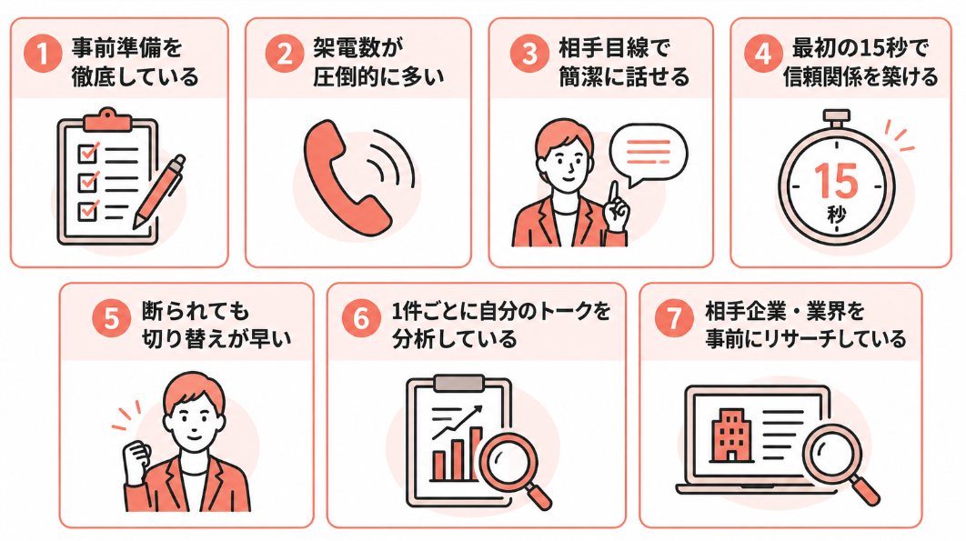 アポがとれる人の特徴