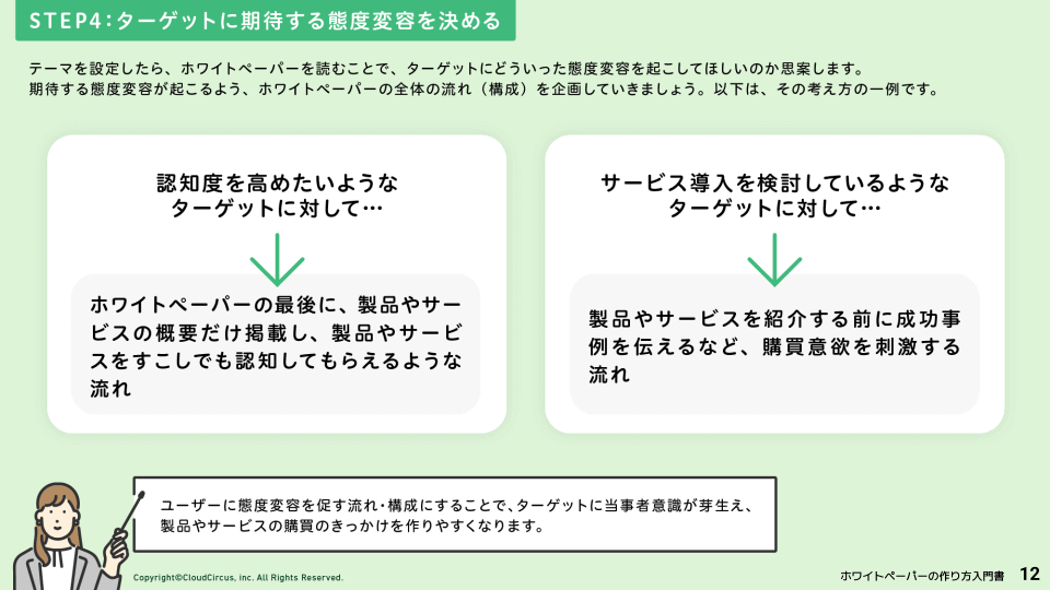 すぐ企画できるテンプレート付き！0からわかるホワイトペーパー作成